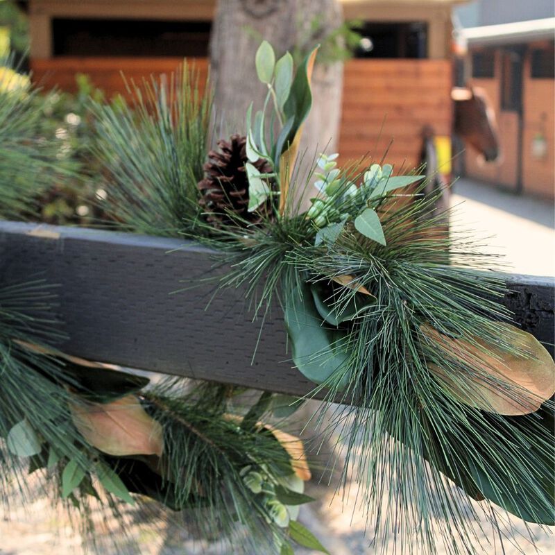 6' Magnolia, Eucalyptus, Pinecone, & Needle Pine Garland image number 3