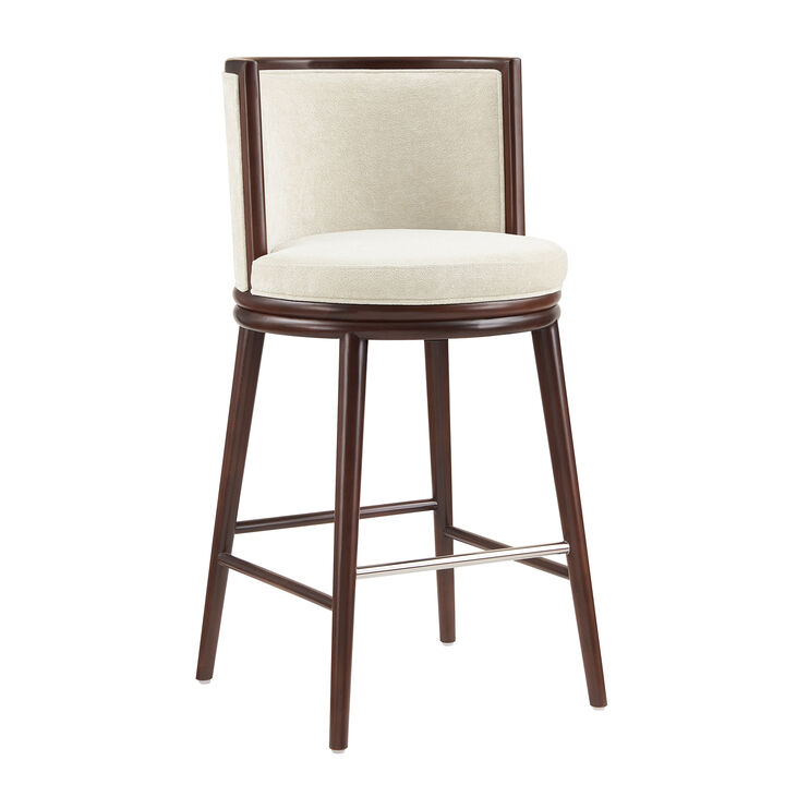 Evalyn Cream Bar Stools (Set of 3)