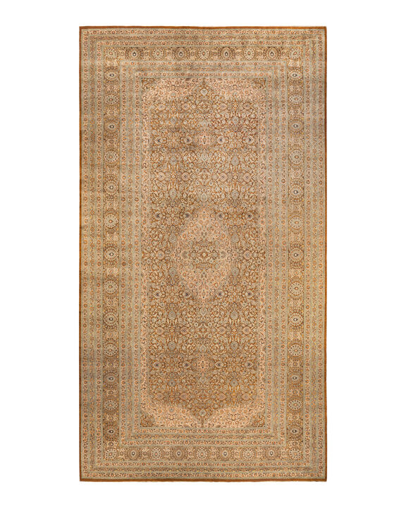 Mogul, One-of-a-Kind Hand-Knotted Area Rug  - Brown, 9' 7" x 18' 5"