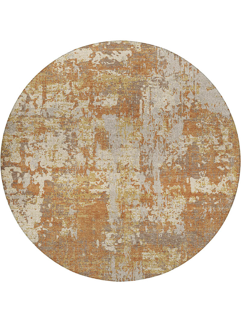 Kochi KC7 Copper 8' Round Rug