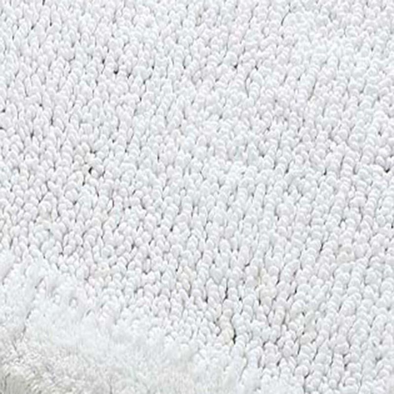 Knightsbridge Naples 220 GSF Non Skid Back Bath Rug 20 x 30 - White