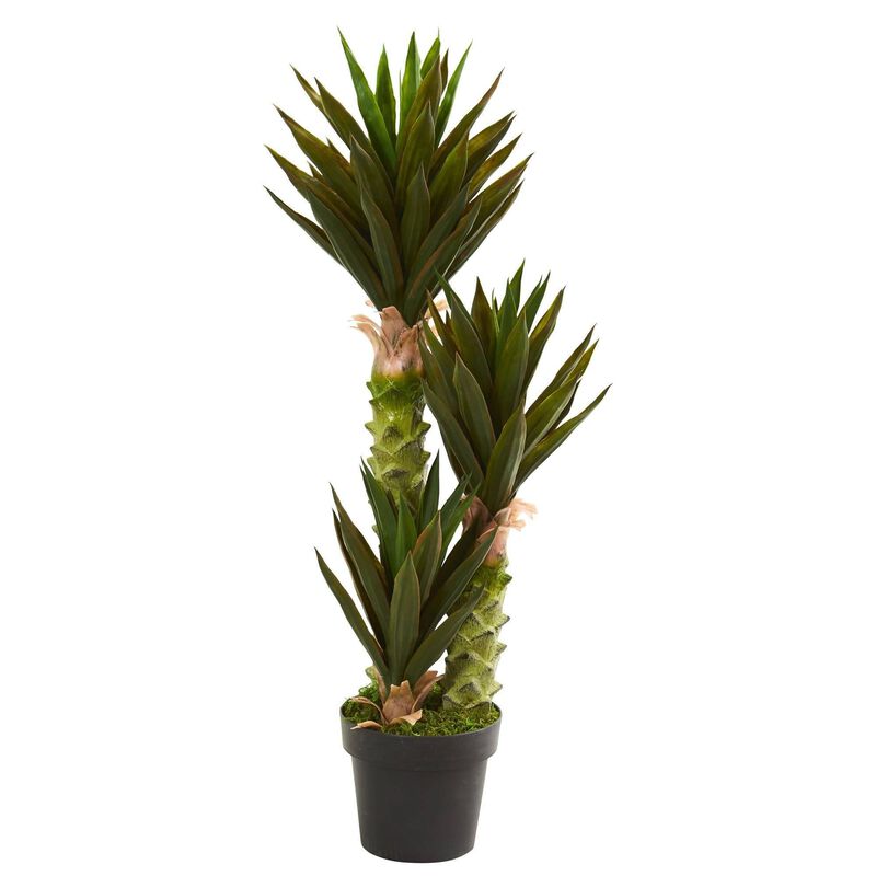 Nearly Natural 3.5-in Agave Artifcial Plant image number 1