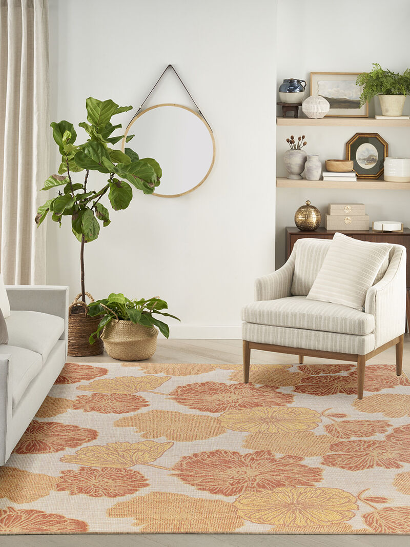 Garden Oasis GOA04 Coral 9' x 12' Rug