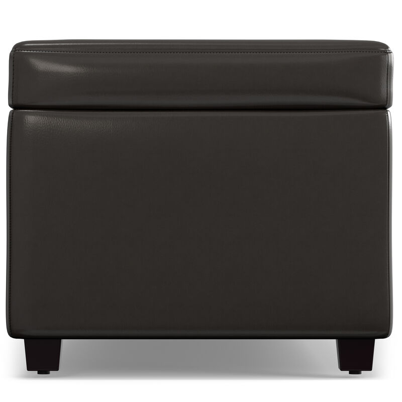 Simpli Home Avalon Lift Top Rectangular Storage Ottoman image number 4