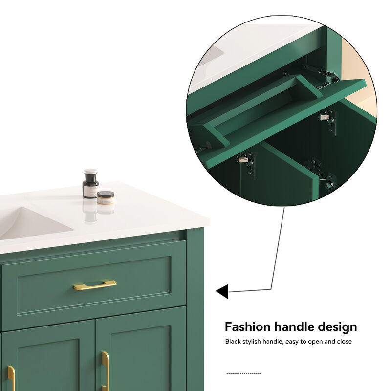 Nafvas 48" Bathroom Vanity with Resin sink image number 6