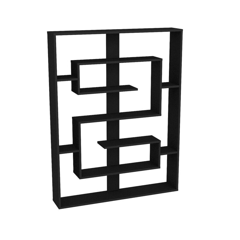 Decorotika Esteban 61'' Tall Bookcase - Black