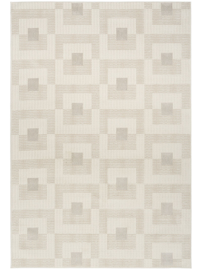 Nordic NRC05 Ivory/Beige 4' x 6' Rug