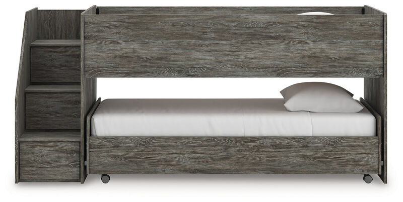 Frandern Twin over Twin Loft Bed image number 2