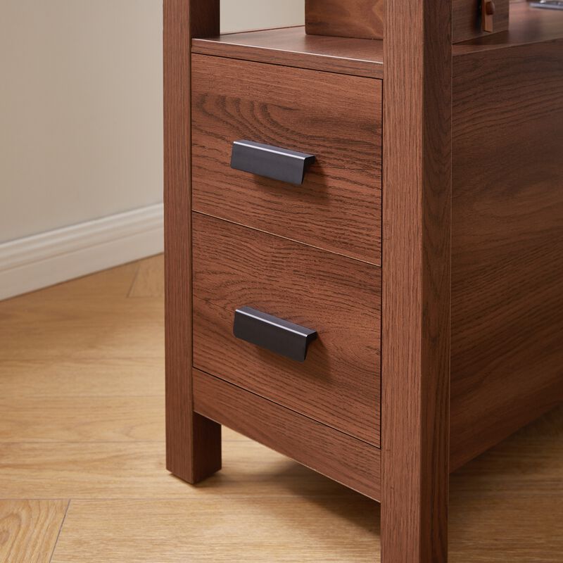 Pokreb Compact Rustic Nightstand image number 3