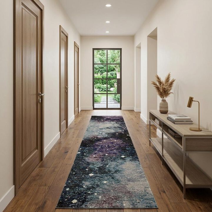 HomeRoots Abstract Runner Rug