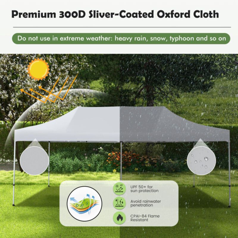 Outdoor Pop-Up Patio Folding Canopy Tent