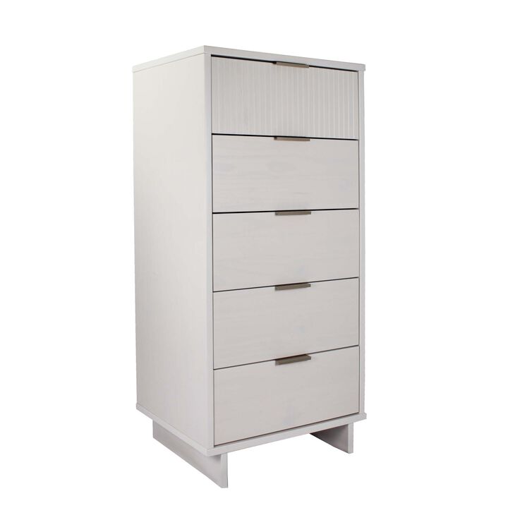 Granville White Narrow Chest