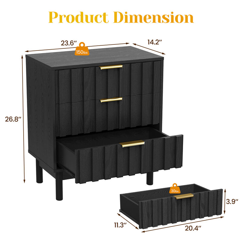 Kruk 3 Drawer Dresser image number 8