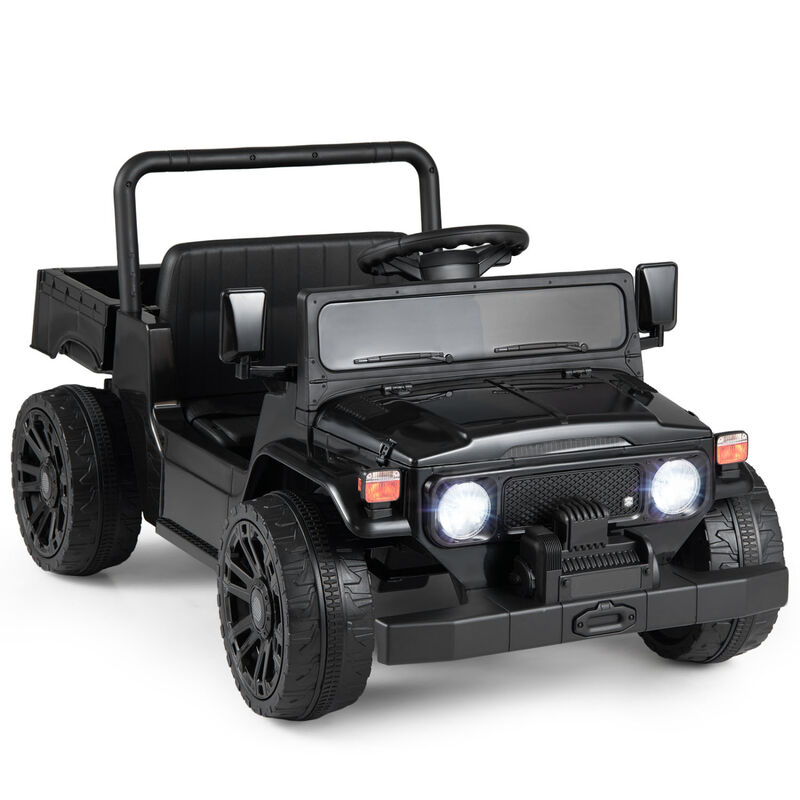 Kids Ride On Truck 12V Electric Vehicle with Dump Bed and Music for Backyard image number 0