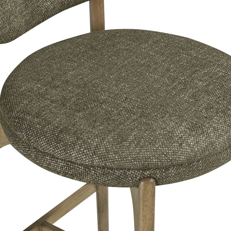 Carnation Green Performance Fabric Counter Stool image number 7