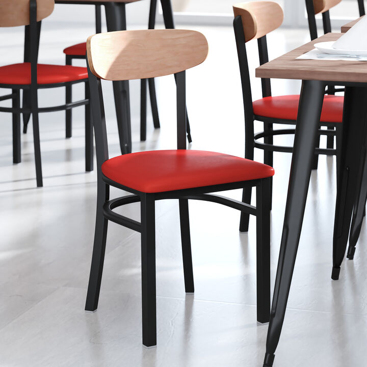 Metal/Wood Restaurant Chairs