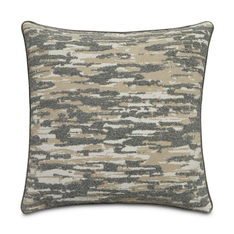 Michael Amini Moonbeam Tillman 20 Square Pillow, Set of 2 - Dove