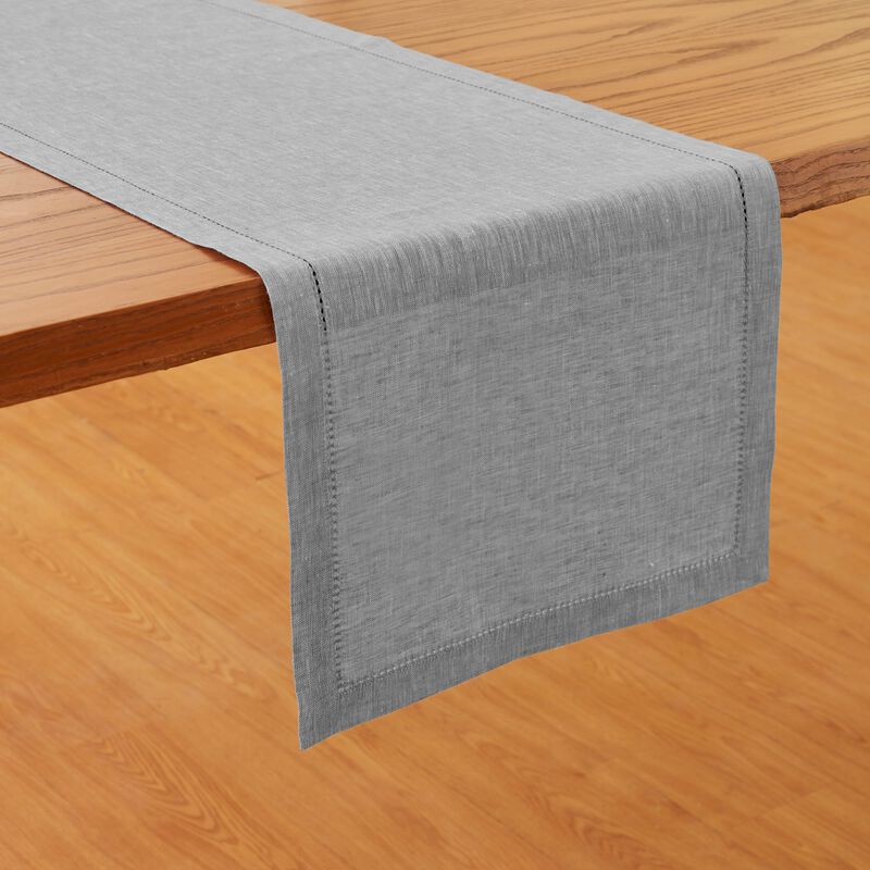 Solino Home Milan 100% Linen Table Runner &ndash; Handcrafted, Machine Washable, Perfect for Holiday and Everyday Dining