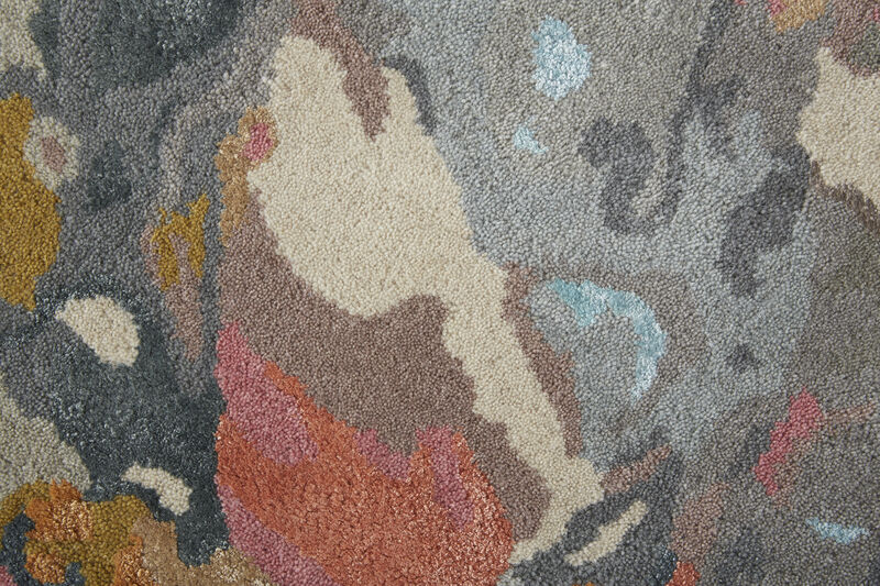 Dafney 8867F Blue/Pink/Gray 2' x 3' Rug image number 6