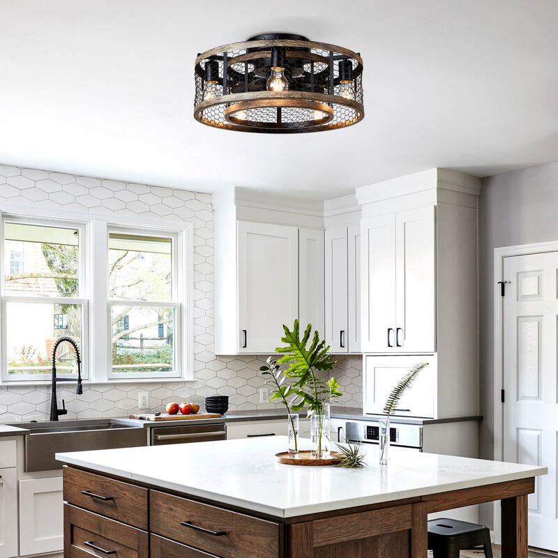 ELEMENT ACE Efficient Cage Ceiling Fan With Remote Control And Quiet Motor For Indoor Spaces image number 3