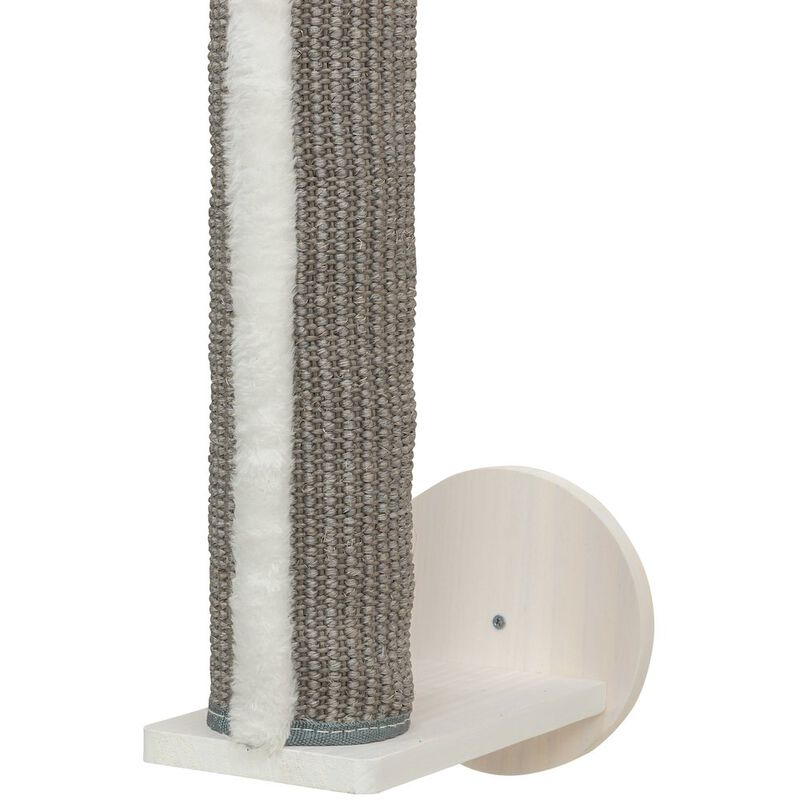 TRIXIE Wall Set 1 Wall Mounted Sisal Cat Scratching Post with Ledge image number 4