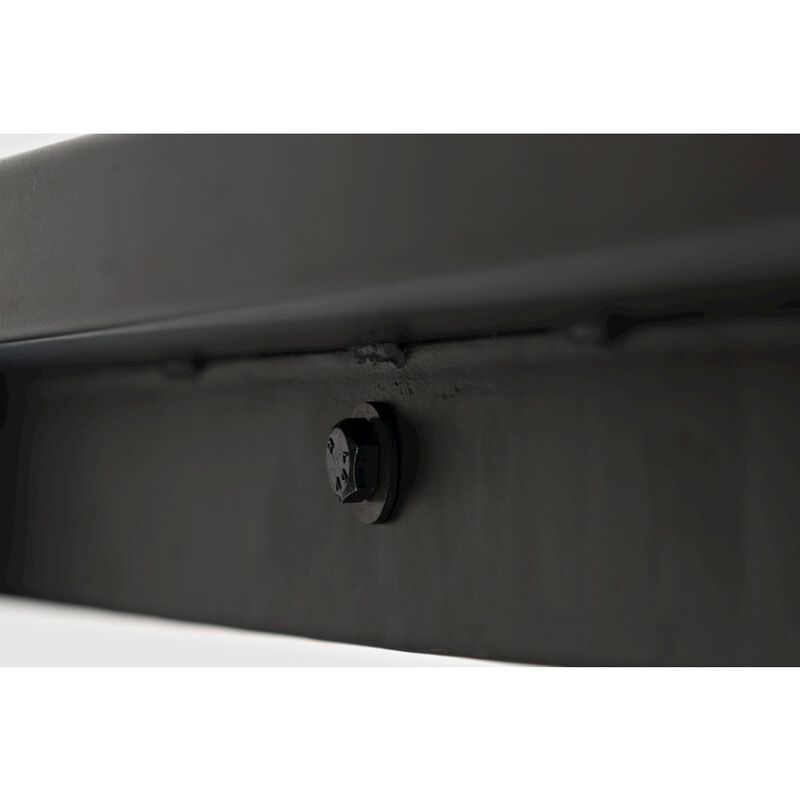 Jofran Pinnacle Modern Loft Iron and Wood Grey Sofa Table