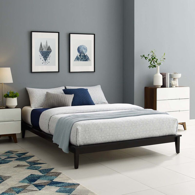 Modway - Lodge Full Wood Platform Bed Frame image number 1