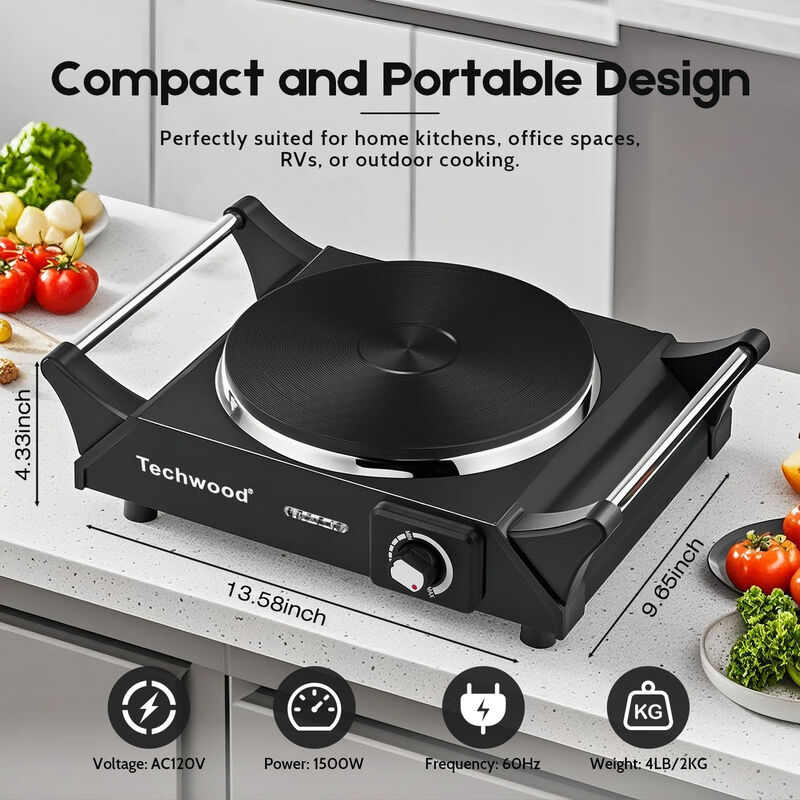 Hot Plate - Electric Stove for Cooking image number 2
