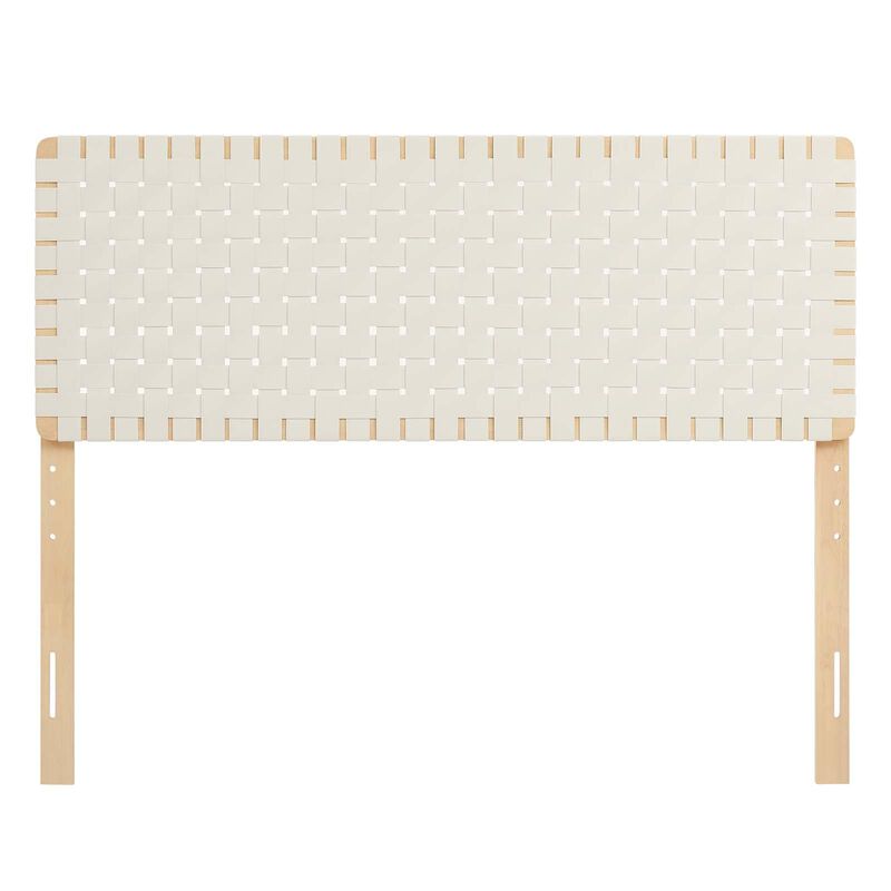 Sparta Weave Vegan Leather Queen Headboard image number 0
