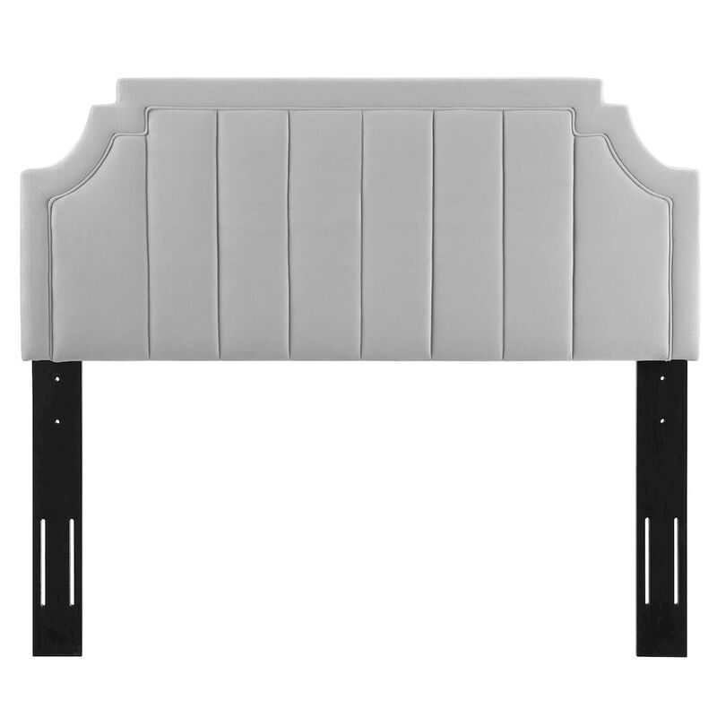 Alyona Channel Tufted Performance Velvet Full/Queen Headboard image number 1