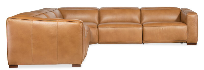 Fresco 5 Seat Sectional with 3 Power Recliners