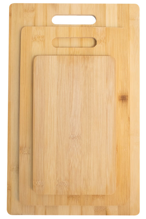 Bamboo Cutting Board Set - 3 Piece Durable Chopping Board Set