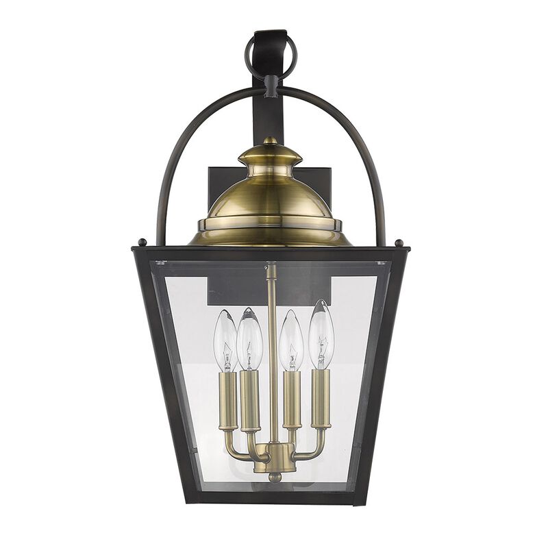 Hivvago Savannah 4-Light Oil-Rubbed Bronze Wall Light