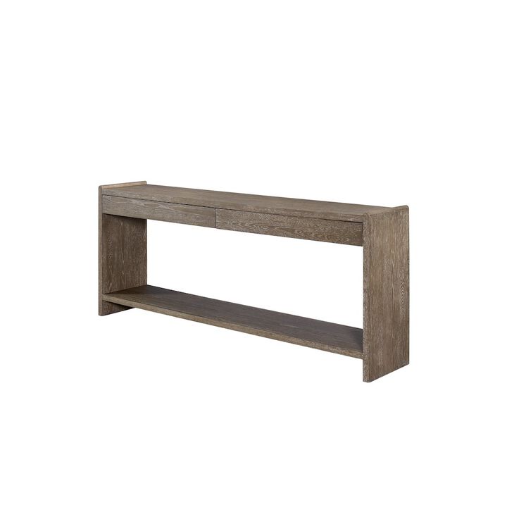 Bernards Transitional Elements Sofa Table 2 Drawer - Cocoa