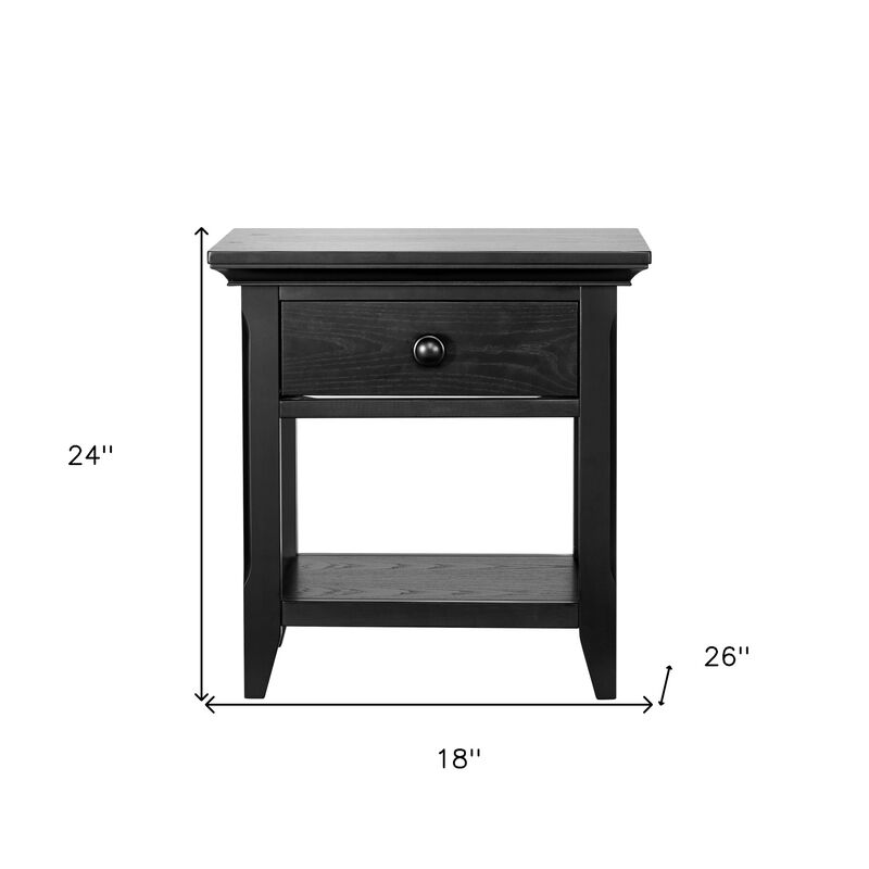 One Drawer Bedside Table – Space-Saving Nightstand