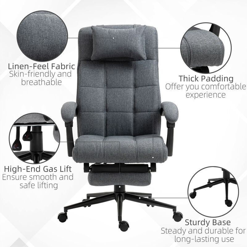 Ergonomic Office Chair with Lumbar Support and Adjustable Height for Desk or Home
