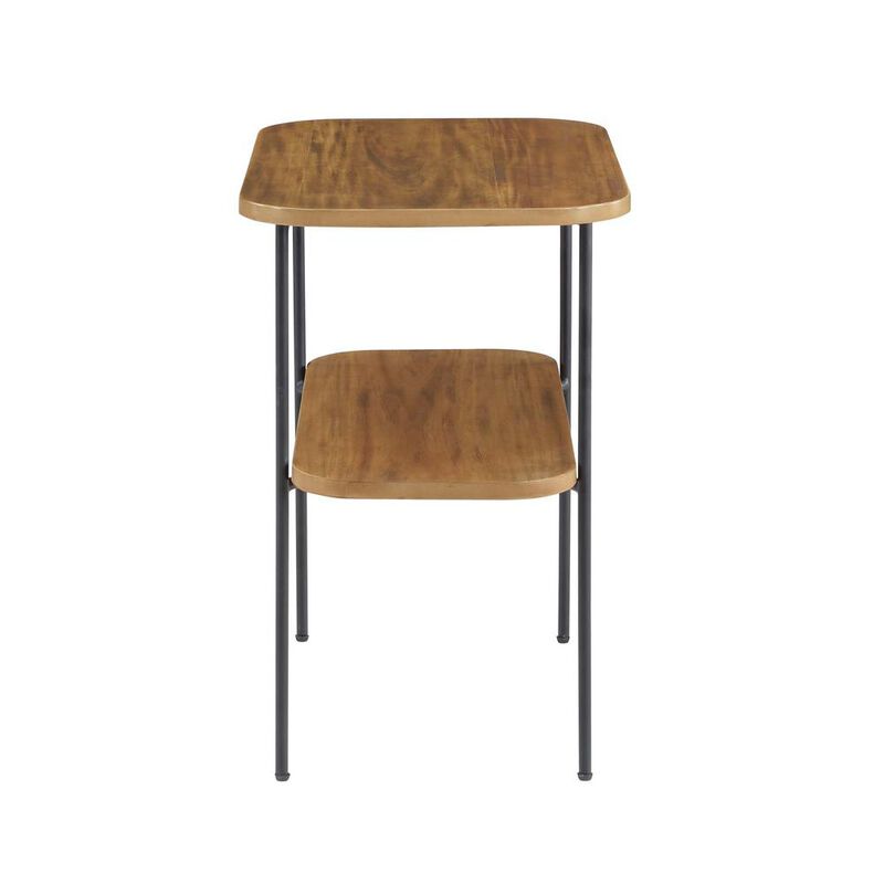 Convenience Concepts Lunar Chairside End Table with Shelf