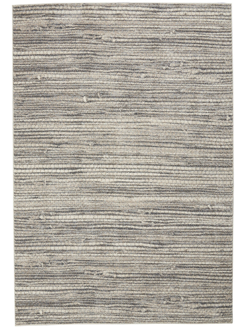 Etched CK70 Ivory/Gray 3'2" x 5' Rug