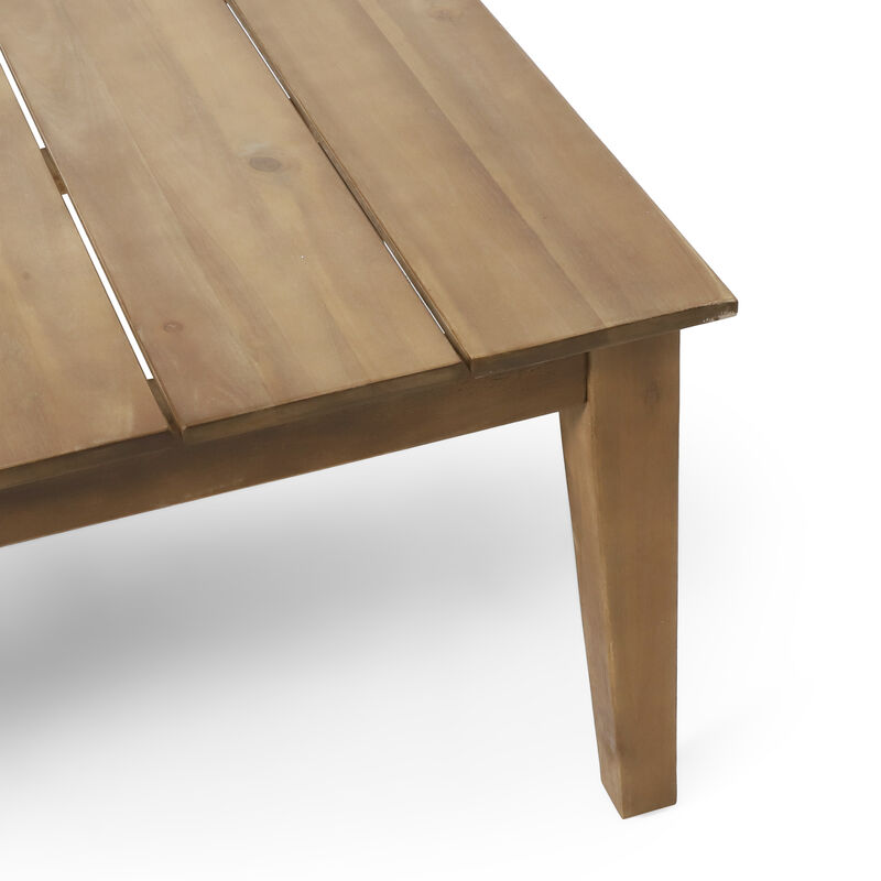 Merax Acacia Wood Outdoor Coffee Table