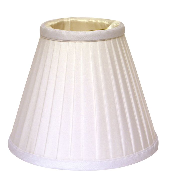 HomeRoots White Silk Empire Lamp Shade