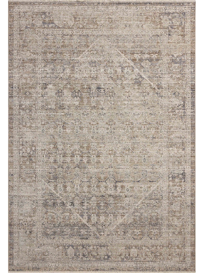 Ida IDA06 Slate/Natural 5'3" x 7'6" Rug image number 0