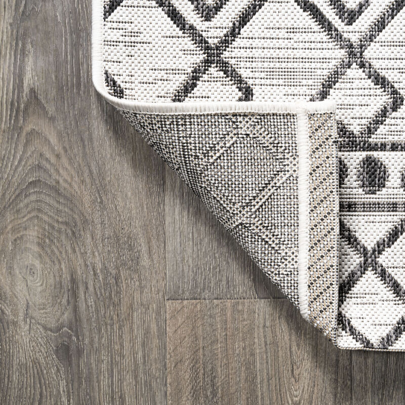 Kafel Tribal Bohemian Indoor/Outdoor Area Rug