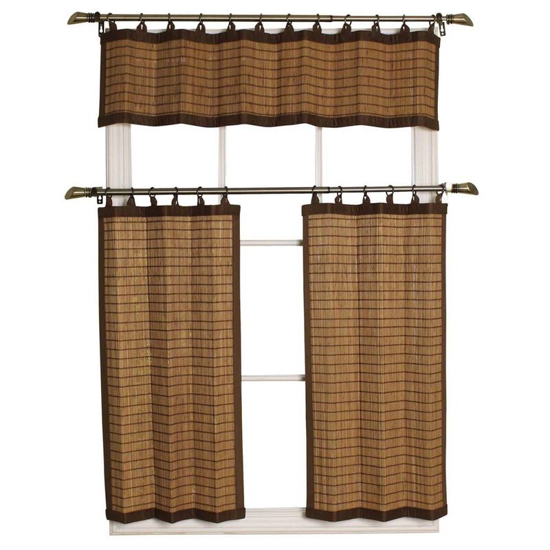 Versailles Valance Patented Ring Top Bamboo Panel Series - 12x72'', Colonial image number 3