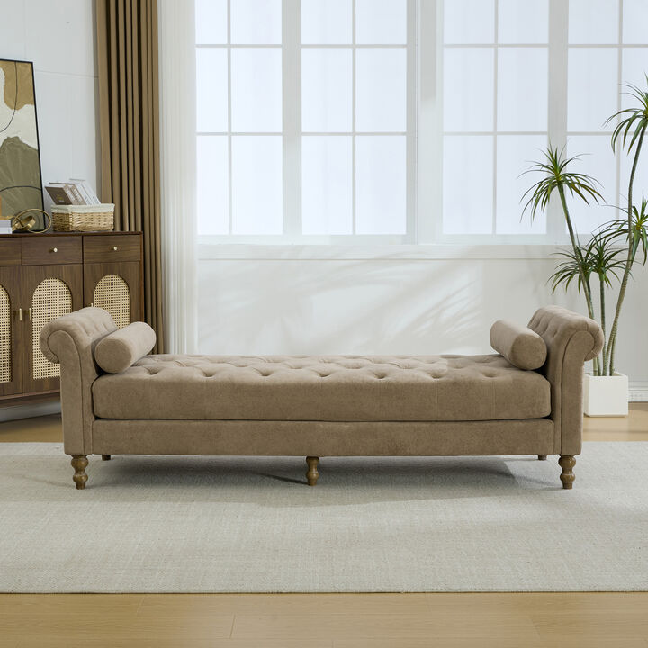Glonmu Chenille Bench