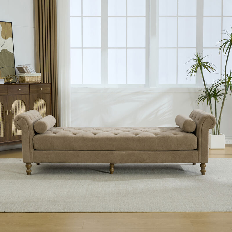 Glonmu Chenille Bench image number 1