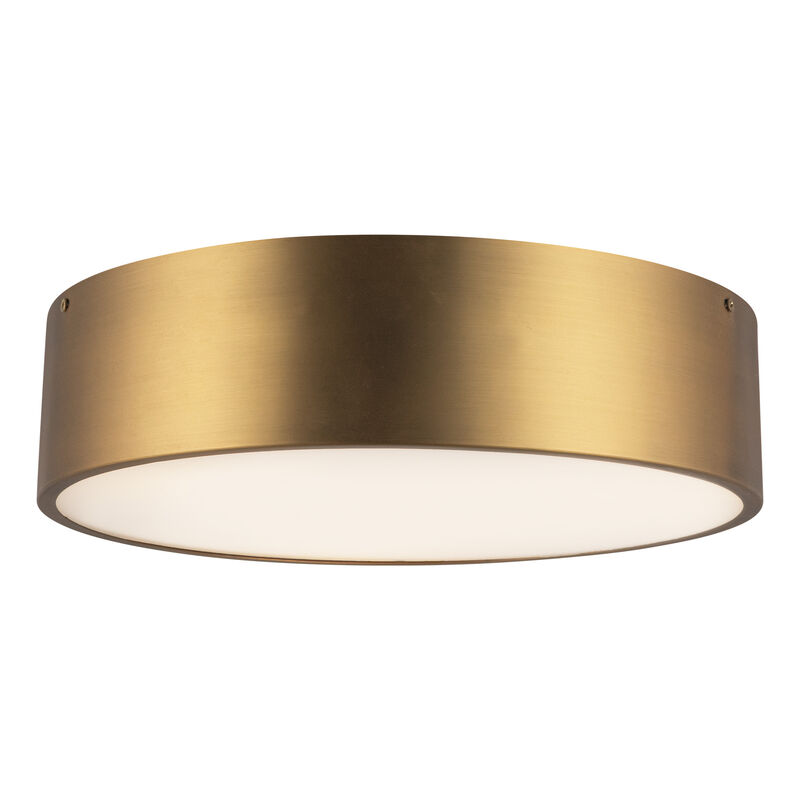 Brisbane 16 in 3 Lights Flush Mount image number 1