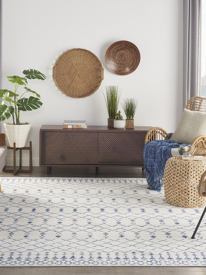 Whimsicle WHS02 Ivory 8' x 10' Rug