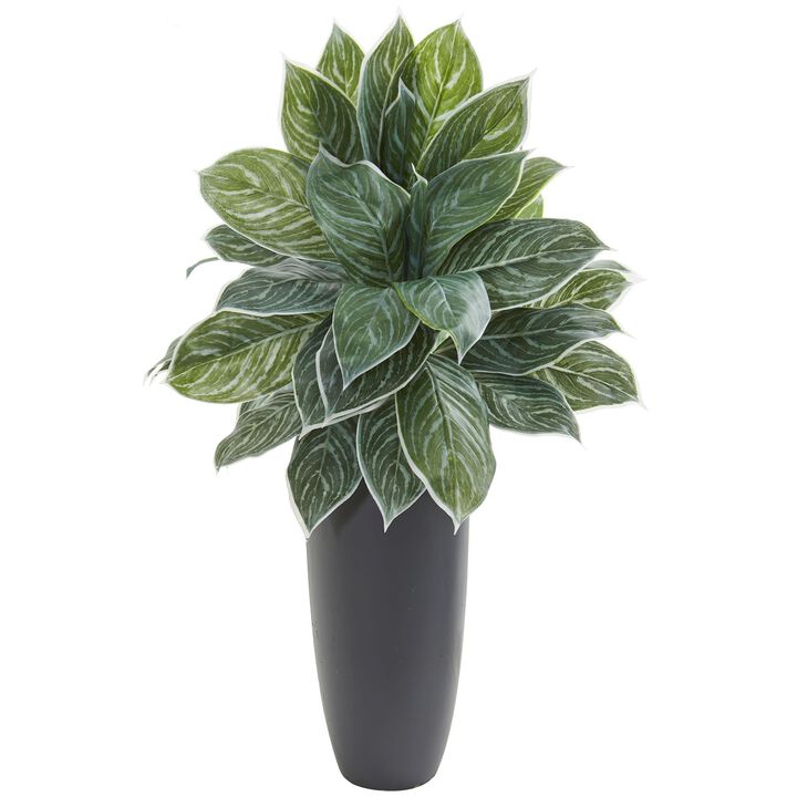 Nearly Natural 37-in Aglonema Artificial Plant in Planter (Real Touch)