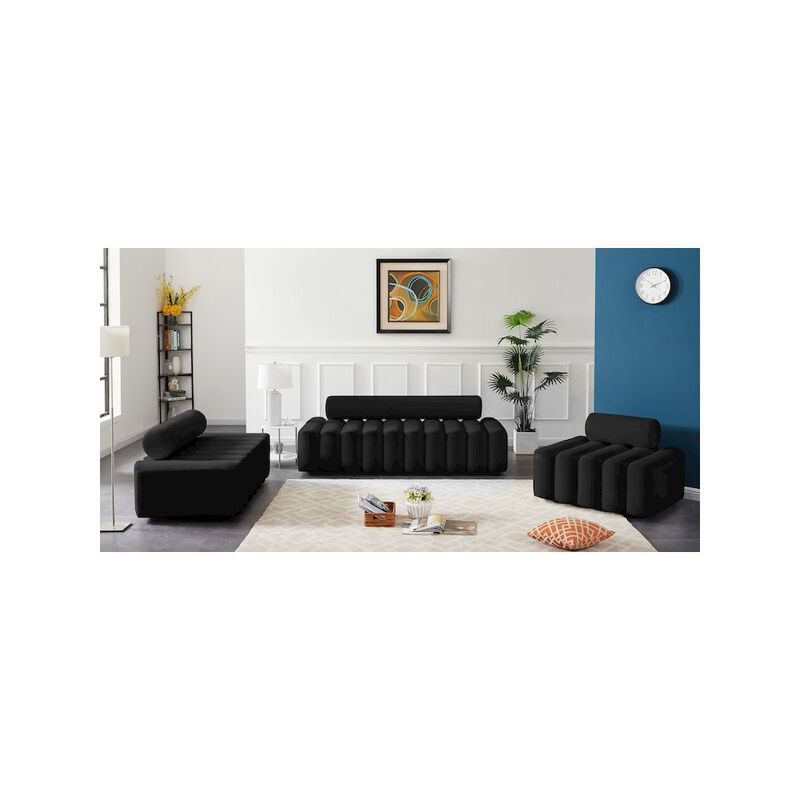 Meridian Furniture Melody Black Velvet Chair