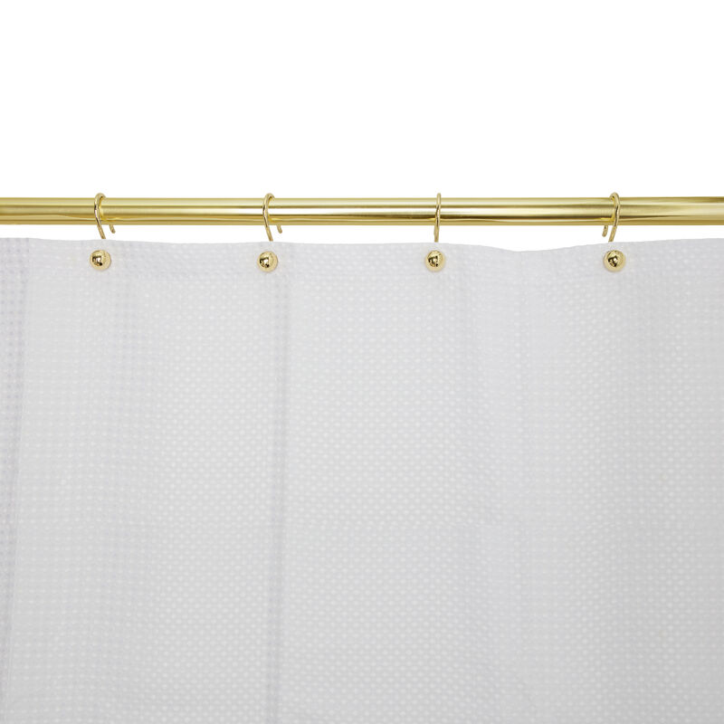 Metal Shower Curtain Hooks, Set of 12 image number 6